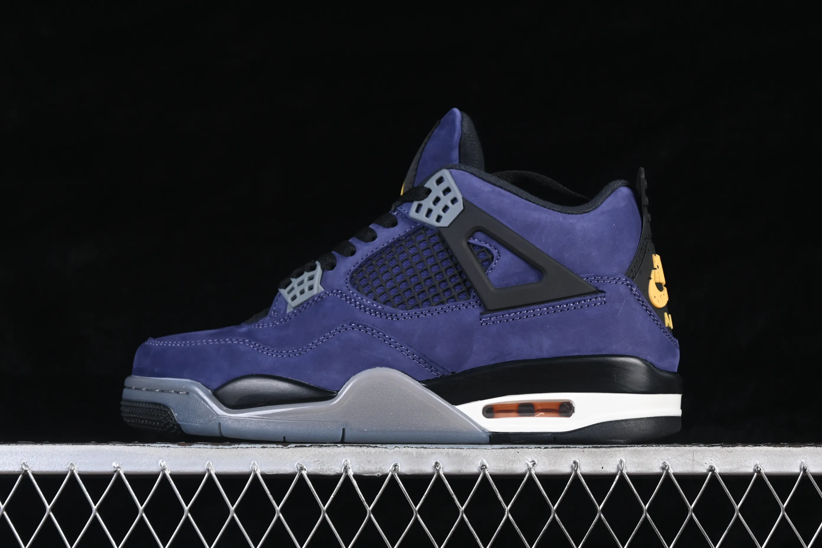 All categories Air Jordan Jordan series basketball shoes Air Jordan 4 TG version Air Jordan 4 Retro "Lakers" AJ4 Joe 4 Lakers Purple Gold FV5029-500